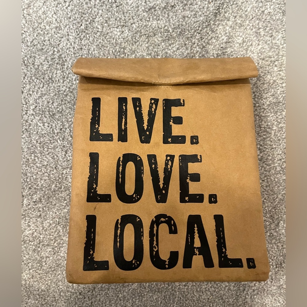 SANTA BARBARA DESIGN STUDIO INSULATED LUNCH BAG, LIVE - LOVE - LOCAL